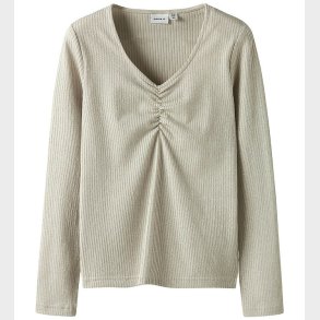 Name It Bluse - NkfSabi - Cement