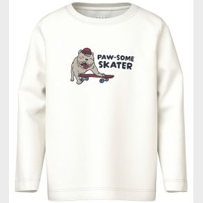 Name It Bluse - NmmVux - Cloud Dancer/Pawsome