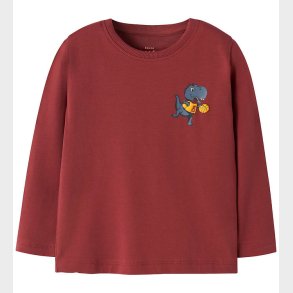 Name It Bluse - NmmVux - Burnt Russet/Dino Basket