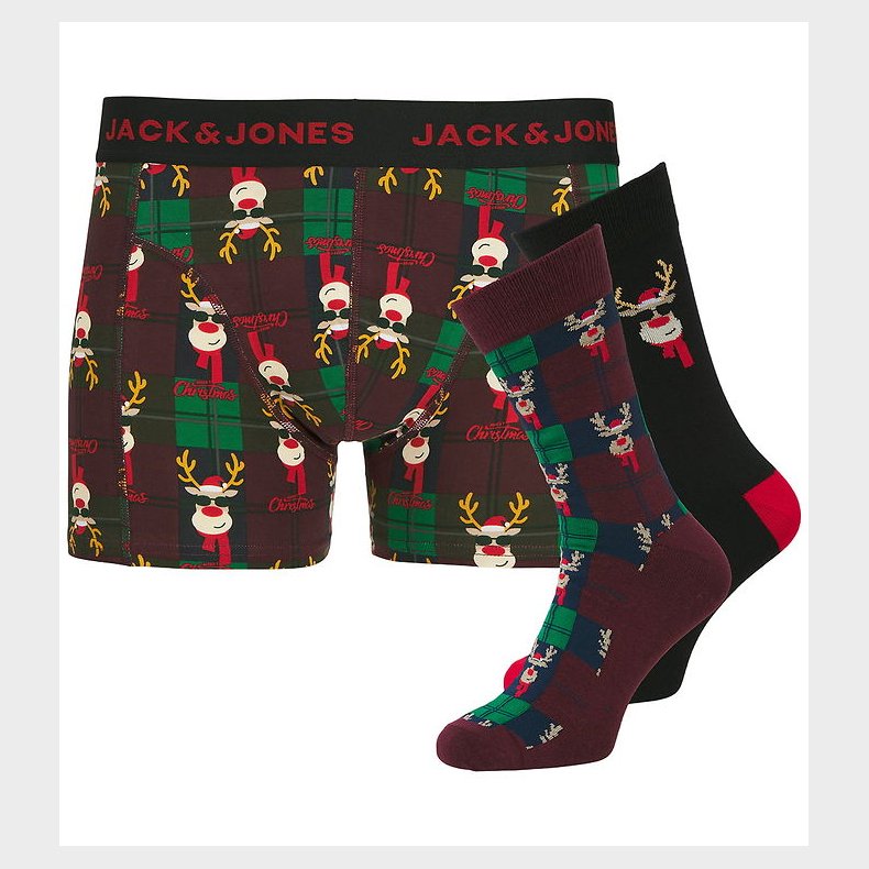 Jack & Jones Gaveske - Boxershorts/Strmper - JacRudolph - Wine