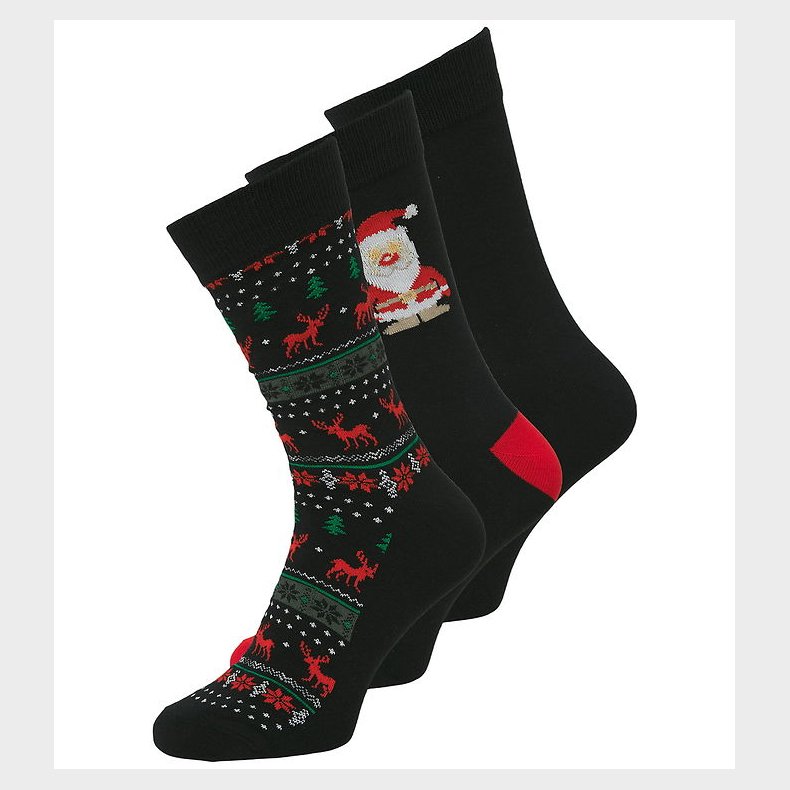 Jack & Jones Gaveske - Strmper - JacXmas - Black