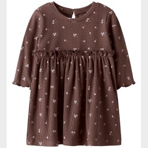 Name It Kjole - Rib - NbfSoho - Peppercorn