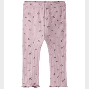 Name It Leggings - Rib - NbfSoho - Keepsake Lilac