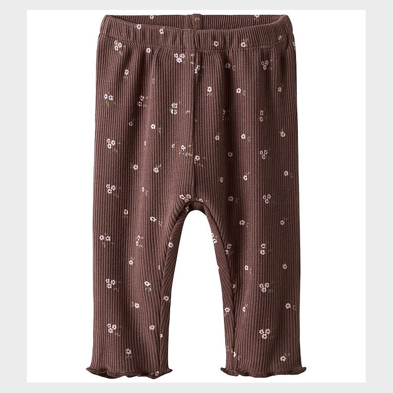 Name It Leggings - Rib - NbfSoho - Peppercorn