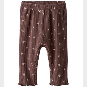 Name It Leggings - Rib - NbfSoho - Peppercorn