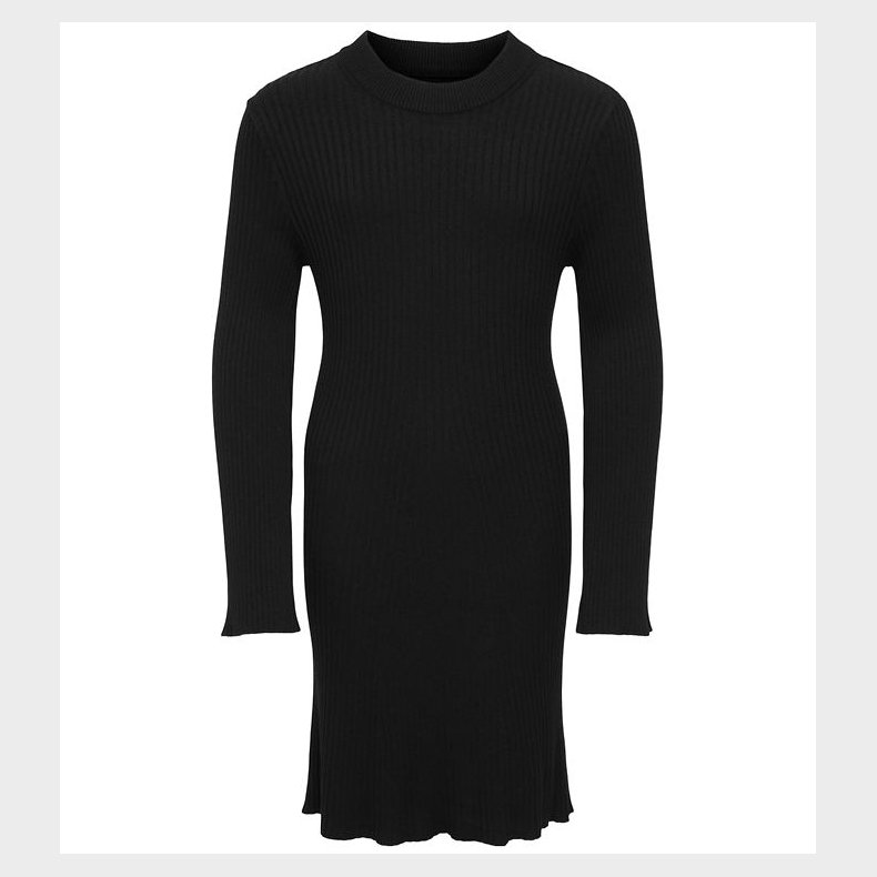 Kids Only Kjole - Strik - Rib - KogBianka - Black