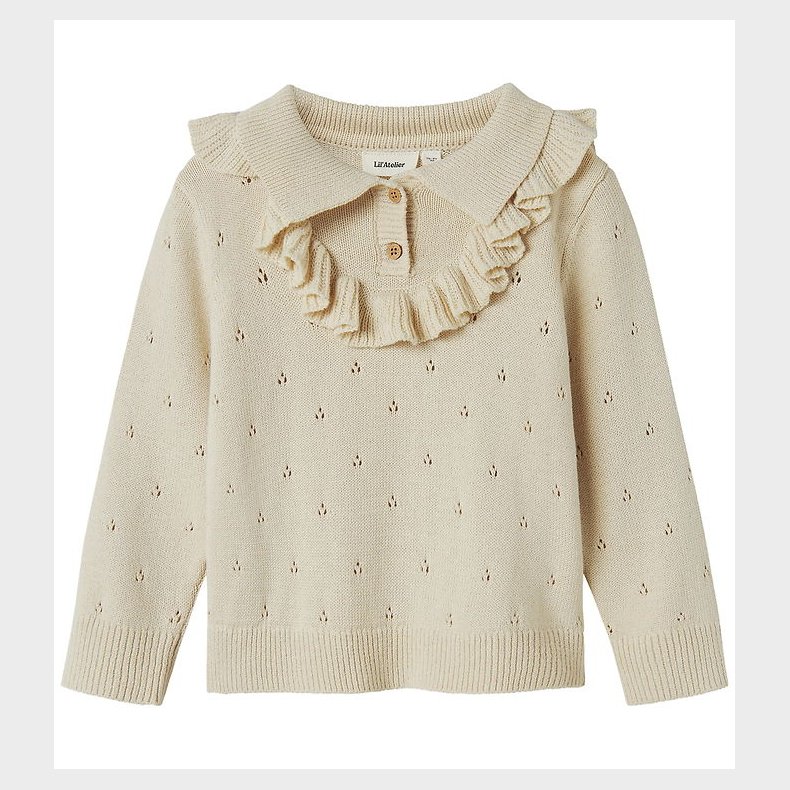 Lil Atelier Bluse - Strik - NmfNakita - Turtledove