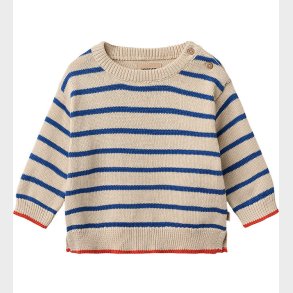 Wheat Bluse - Strik - Morgan - True Blue Stripe