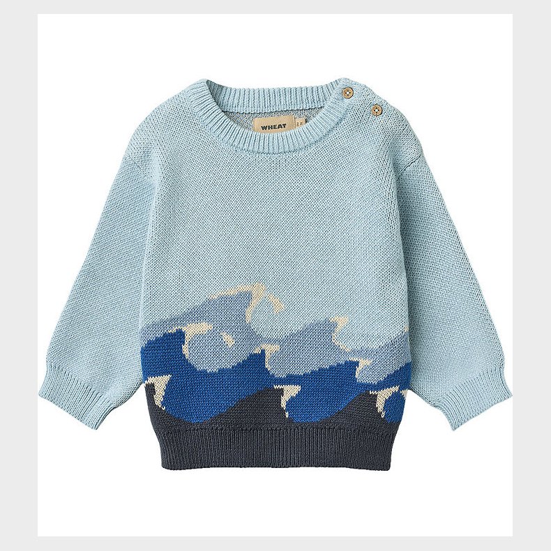 Wheat Bluse - Strik - Knud - Summer Sky