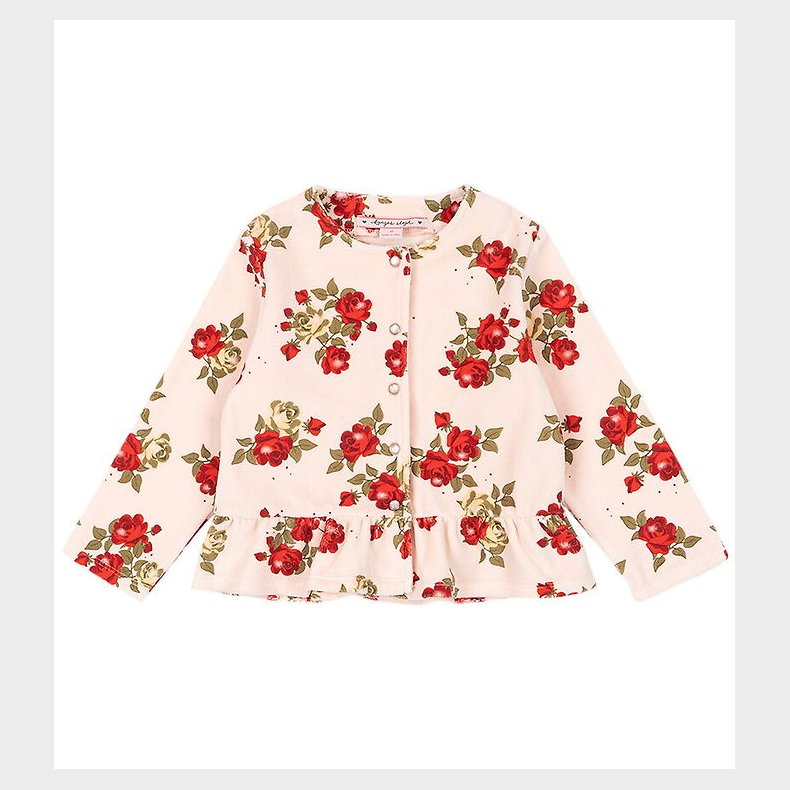 Konges Sljd Cardigan - Velour - Velula - Midori Rosso