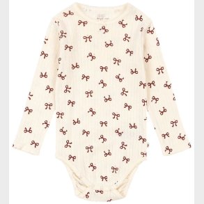 Konges Sljd Body l/ - Minnie - Bow Rouge m. Hulmnster