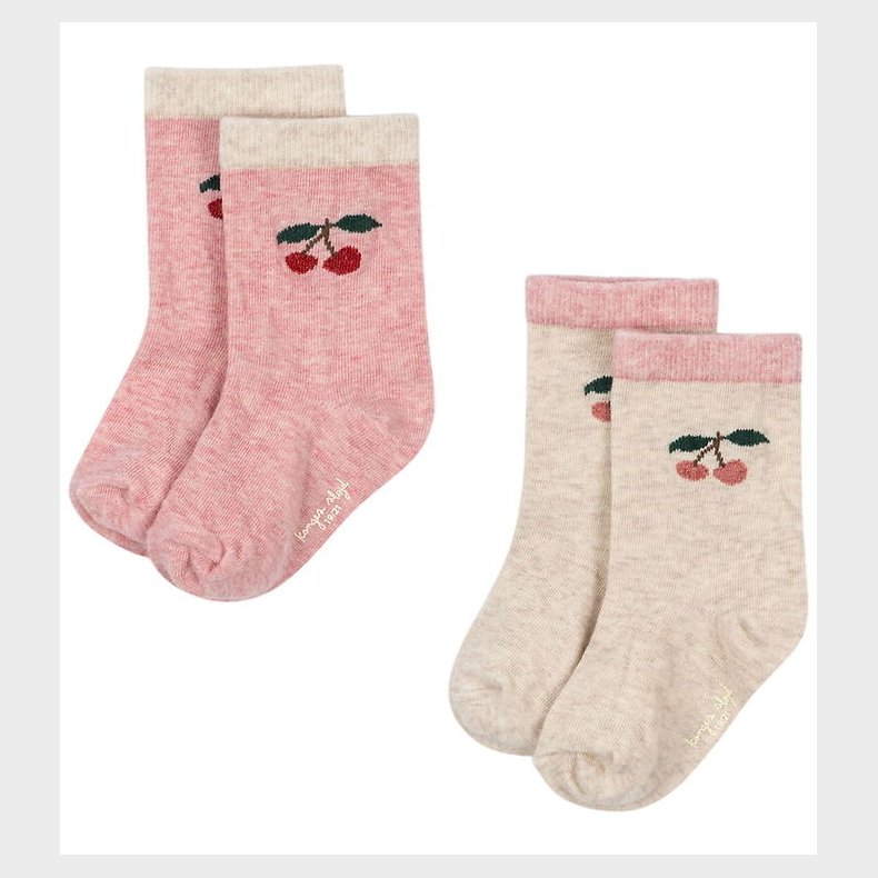 Konges Sljd Strmper - 2-pak - Cherry