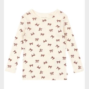 Konges Sljd Bluse - Minnie - Bow Rouge m. Hulmnster