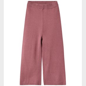 Fliink Bukser - Wide - Strik - Viskoseblanding - Alon - Ash Rose