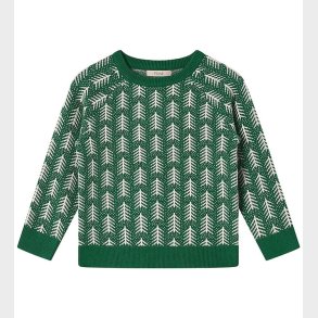 Fliink Bluse - Strik - Viskoseblanding - Benna - Hunter Green