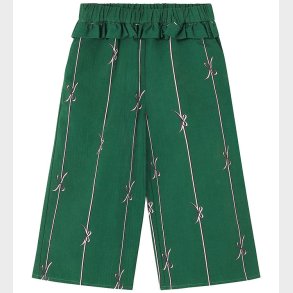 Fliink Bukser - Bowie - Hunter Green Bow AOP