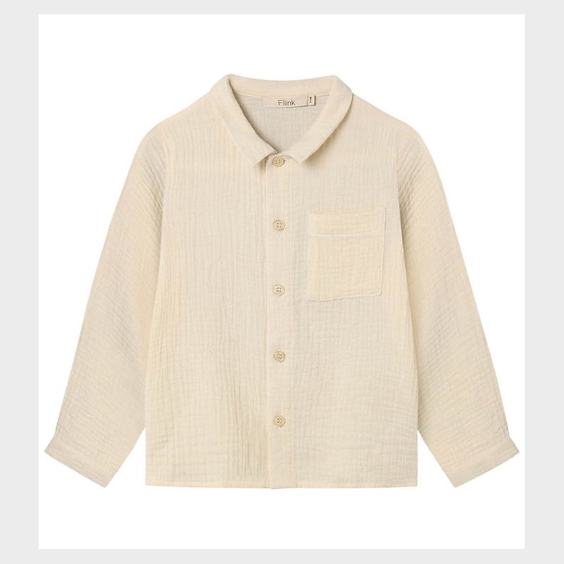 Fliink Skjorte - Musselin - Elmo - Sandshell