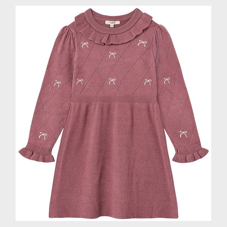 Fliink Kjole - Strik - Viskoseblanding - Alon - Ash Rose