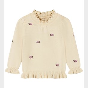 Fliink Bluse - Strik - Viskoseblanding - Alon - Sandshell