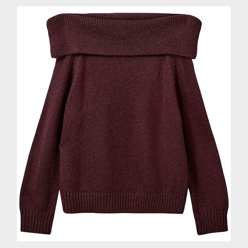 Sofie Schnoor Bluse - Strik - Sawasy - Plum