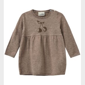 Sofie Schnoor Kjole - Strik - Uld - Dagnysb - Brunmeleret