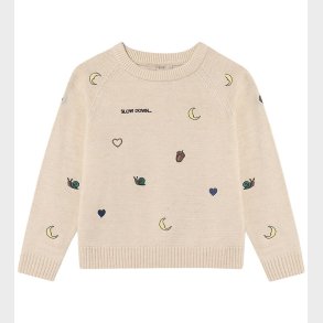 Fliink Bluse - Strik - Viskoseblanding - Benna - Sandshell