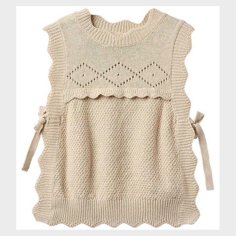 Fliink Vest - Strik - Lovely - Sandshell