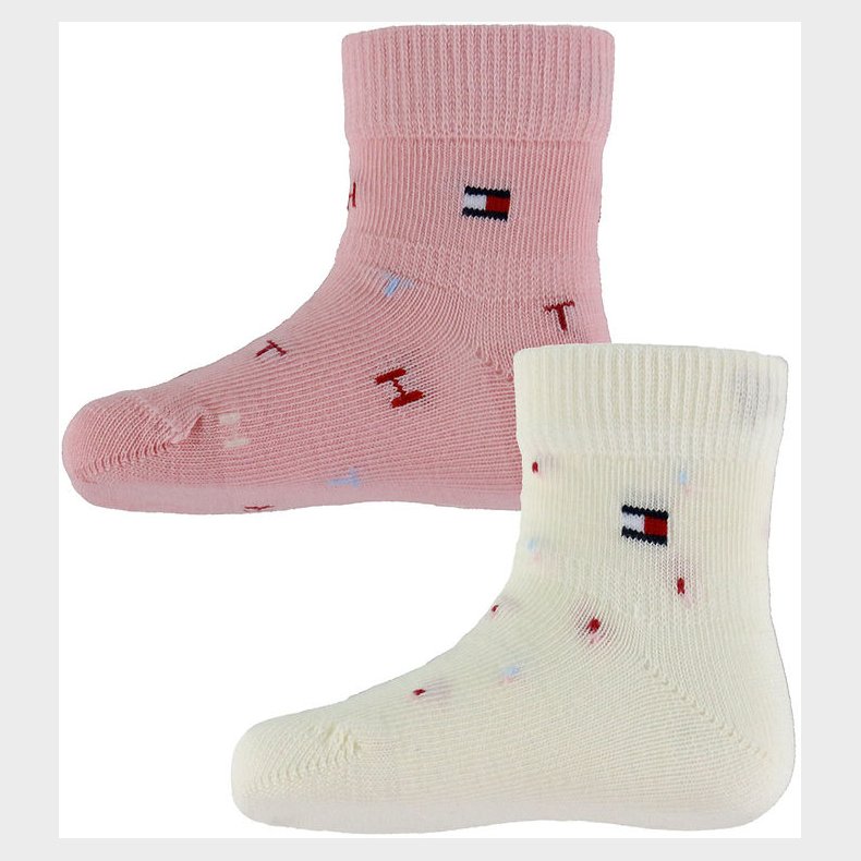 Tommy Hilfiger Strmper - 2-pak - Pink