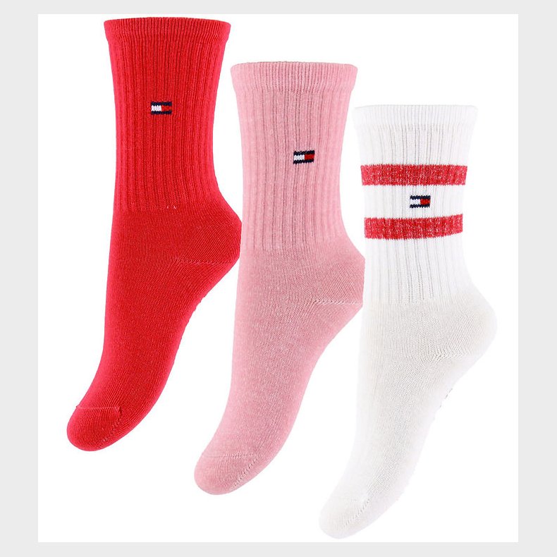 Tommy Hilfiger Strmper - 3-pak - Pink