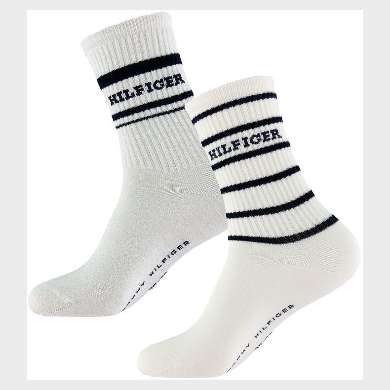 Tommy Hilfiger Strmper - 2-pak - Off White