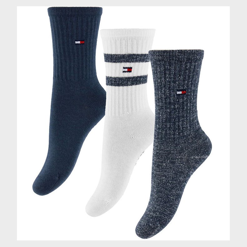 Tommy Hilfiger Strmper - 3-pak - Navy