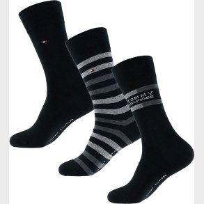 Tommy Hilfiger Strmper - 3-pak - Sort