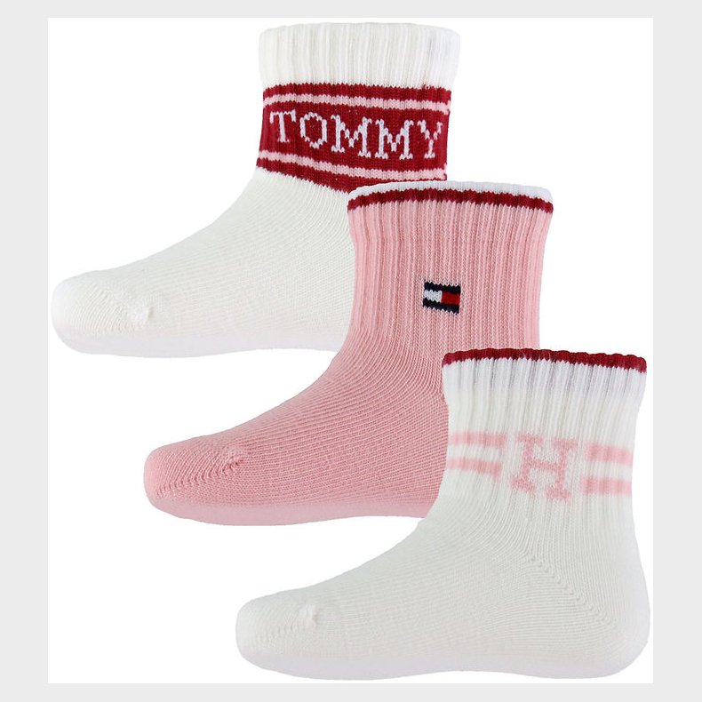 Tommy Hilfiger Strmper - 3-pak - Pink