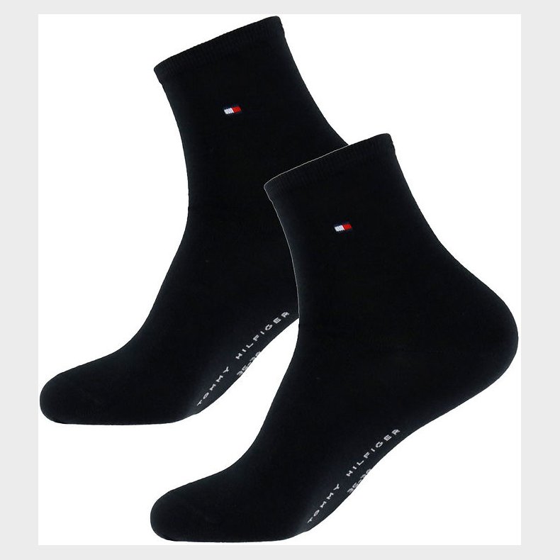Tommy Hilfiger Strmper - 2-pak - Sort