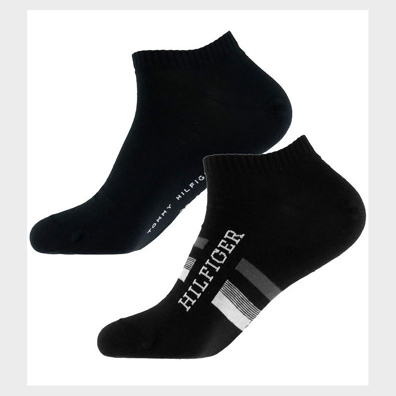 Tommy Hilfiger Strmper - 2-pak - Sort