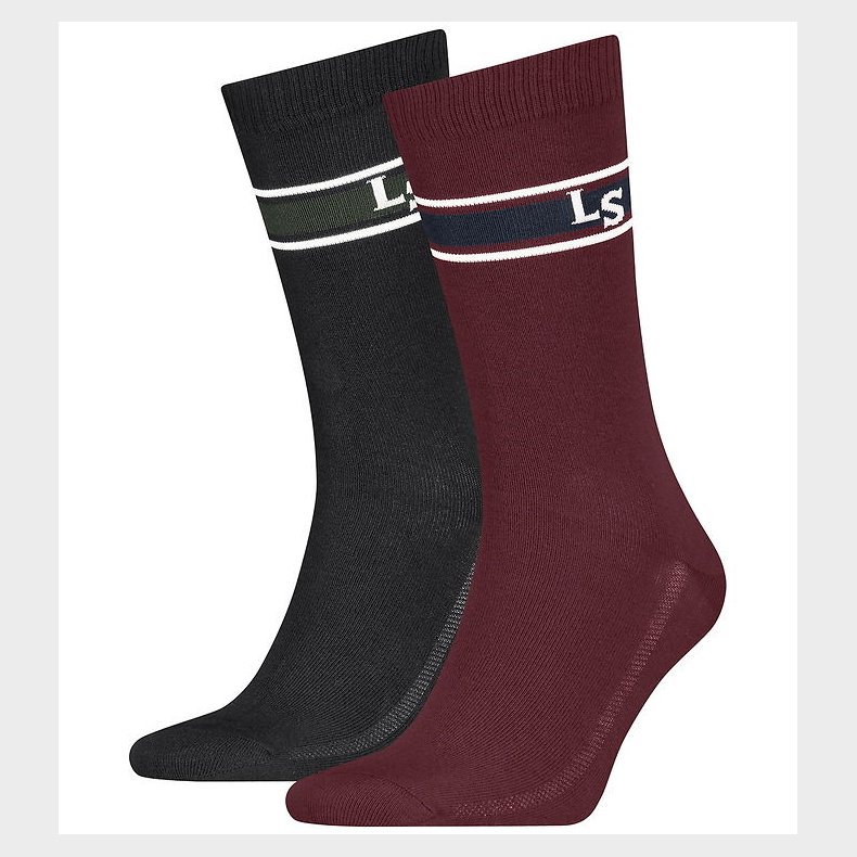 Levis Strmper - 2-pak - Rd/Sort