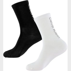 Calvin Klein Strmper - 2-pak - Sort/Hvid