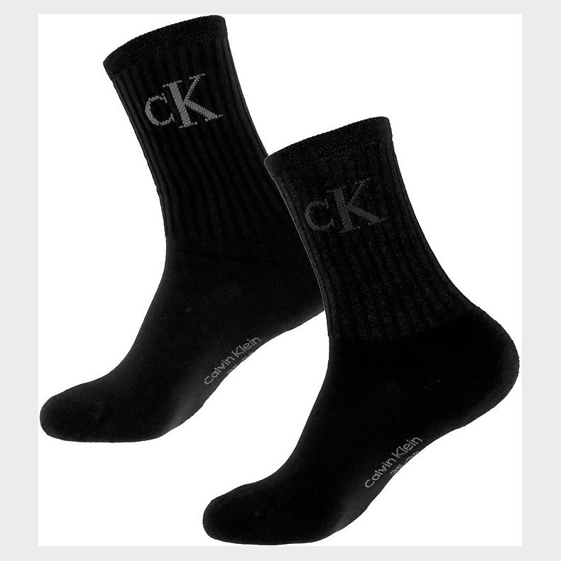 Calvin Klein Strmper - 2-pak - Sort