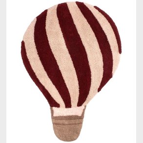 Filibabba Gulvtppe - Luftballon - Deeply Red