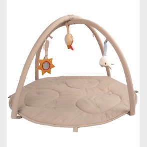 Filibabba Aktivitetstppe m. 3 Aktivitetslegetj - Beige