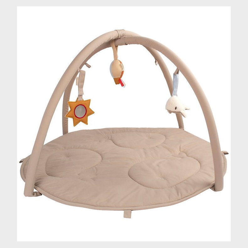 Filibabba Aktivitetstppe m. 3 Aktivitetslegetj - Beige
