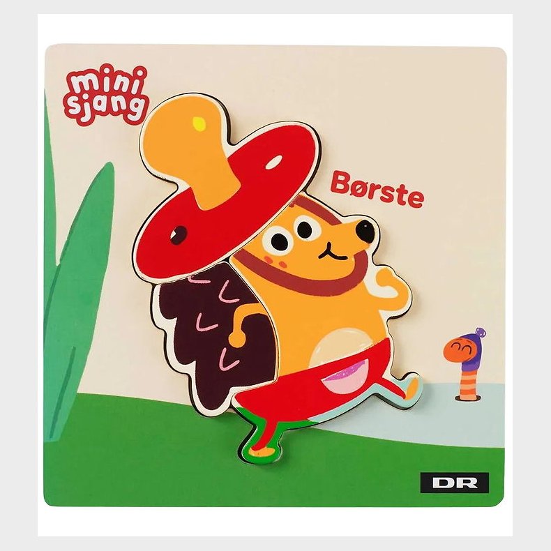 DR Tr�puslespil - 3 Brikker - B�rste