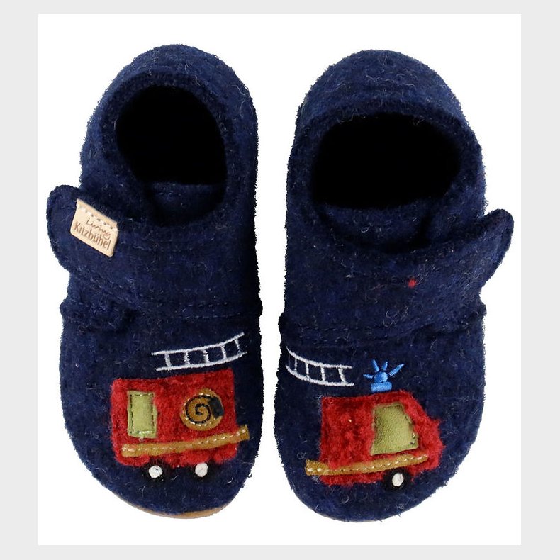 Living Kitzbhel Hjemmesko - Uld - Fredi Feuerwehr - Nachtblau