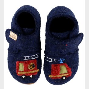 Living Kitzbhel Hjemmesko - Uld - Fredi Feuerwehr - Nachtblau