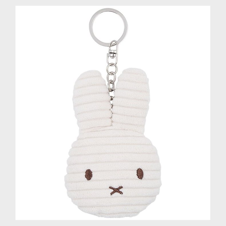Bon Ton Toys Nglering - 10 cm - Miffy Flat ECO Corduroy - Offwh