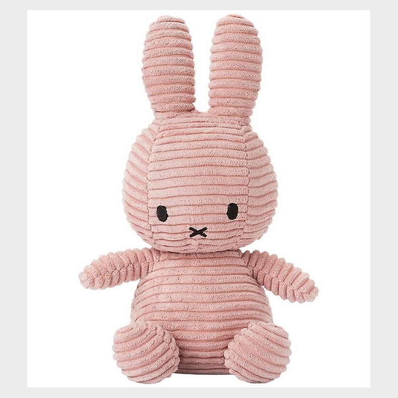 Bon Ton Toys Bamse - 23 cm - Miffy ECO Corduroy - Pink