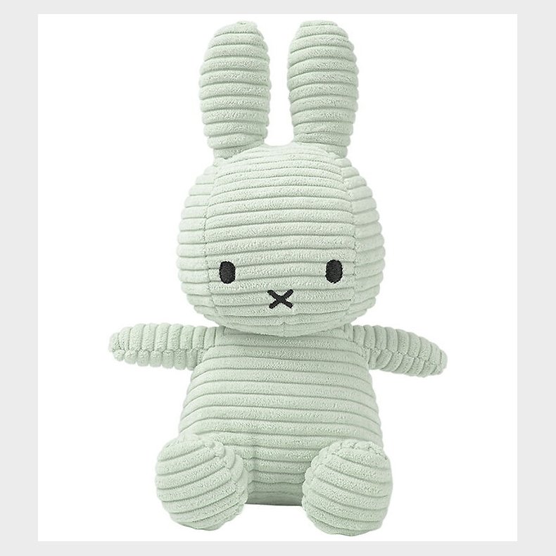 Bon Ton Toys Bamse - 23 cm - Miffy ECO Corduroy - Soft Jade