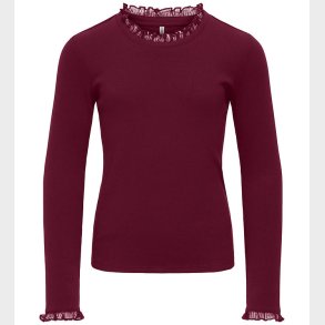 Kids Only Bluse - Rib - KogLeslie - Cabernet