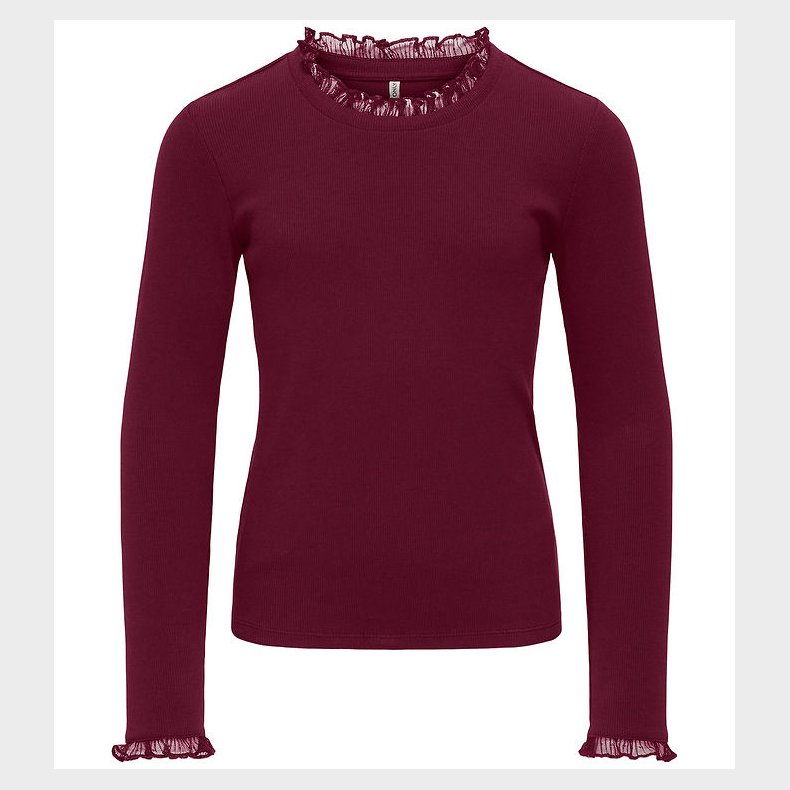 Kids Only Bluse - Rib - KogLeslie - Cabernet