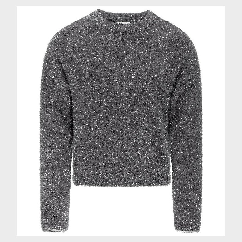 Kids Only Bluse - KogPiumo - Black/Silver Glitter